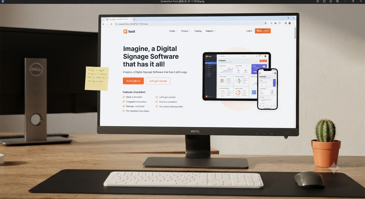 Imagine Signage case study preview
